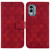 For Nokia X30 Double 8-shaped Embossed Leather Phone Case(Red)