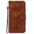 For Honor X8 5G Double 8-shaped Embossed Leather Phone Case(Brown)