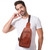HUMERPAUL Men Shoulder Bag Leather Messengers Diligent Chest Bag(Dark Brown) HUMERPAUL Men Shoulder Bag Leather Messengers Diligent Chest Bag(Dark Brown)