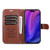 For iPhone 15 Pro AZNS Sheepskin Texture Flip Leather Phone Case(Brown)