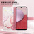 For Samsung Galaxy A25 5G / A24 PT003 Marble Pattern Flip Leather Phone Case(LS005)