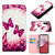 For Samsung Galaxy A25 5G / A24 3D Painting Horizontal Flip Leather Phone Case(Rose Butterfly)