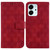 For Honor 80 SE Double 8-shaped Embossed Leather Phone Case(Red)