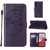 For Samsung Galaxy A25 5G / A24 Embossed Butterfly Leather Phone Case(Dark Purple)