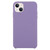 Solid Silicone Phone Case For iPhone 15(Purple)