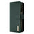 For Samsung Galaxy Z Fold5 Litchi Texture Zipper Wallet Leather Phone Case(Green)