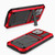 For iPhone 15 Pro R-JUST Shockproof Life Waterproof Dust-proof Metal + Silicone Phone Case with Holder(Red)