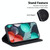 For OPPO A55 5G/A53s 5G/A54 4G/A16 7-shaped Embossed Leather Phone Case(Black)