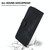 For OPPO A55 5G/A53s 5G/A54 4G/A16 7-shaped Embossed Leather Phone Case(Black)