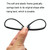 Portable Magnifying Glass Presbyopic Glasses Silicone Anti-Blue Light Reading Glasses, Degree: +350(Light Orange)