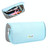FunAdd Pencil Case Cosmetic Storage Organizer Ant Cloth Glasses Bag, Size: 230 x 110 x 70mm (Light Blue)