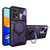 For Xiaomi Redmi Note 11 Global CD Texture Sliding Camshield Magnetic Holder Phone Case(Purple)
