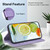 For iPhone 15 Pro Max Double 8-shaped Embossed Leather Phone Case(Purple)