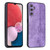 For Samsung Galaxy A25 5G AZNS 3D Embossed Skin Feel Phone Case(Purple) For Samsung Galaxy A25 5G AZNS 3D Embossed Skin Feel Phone Case(Purple)