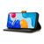 For Nokia C110 4G Stitching Thread Calf Texture Leather Phone Case(Black)