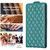For Xiaomi 13 Diamond Lattice Vertical Flip Leather Phone Case(Green)