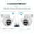 A8-C2 2MP Smart WiFi Surveillance IP Camera, Dual-light Full Color Night Vision / Two Way Audio / TF Card, Power Plug:AU Plug(White)