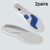 2pairs EVA Sports Insoles Shock Absorption Deodorant Running Insoles for Shoes, Size: 35-36(White)