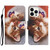 For iPhone 15 Pro 3D Colored Drawing Flip Leather Phone Case(Butterfly Cat)