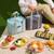 Portable Insulation Bag Waterproof Small Meal Bag Aluminum Foil Thickened Lunch Bag(Navy)