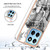 For Honor X8 5G / X6 4G Electroplating Marble Dual-side IMD Phone Case(Totem Elephant)