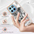 For Honor X8 5G / X6 4G Electroplating Marble Dual-side IMD Phone Case(Totem Elephant)