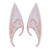 1pair Latex Elf Ears With Glitter Halloween Party Pixie Ears Cosplay Props 12cm Pink 