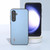 For Samsung Galaxy S23 FE 5G ABEEL Arashi Texture PU Phone Case(Curtain Blue)