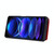 For Xiaomi Redmi Note 12 4G Horizontal Card Bag Ring Holder Phone Case with Dual Lanyard(Red)