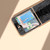 For Samsung Galaxy Z Flip5 Genuine Leather Weilai Series Nano Electroplating Phone Case(Black)