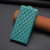 For Samsung Galaxy S20 Diamond Lattice Vertical Flip Leather Phone Case(Green)