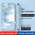 For iPhone 15 Pro Max Lens Protector MagSafe Electroplated Phone Case(Silver)