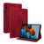 For Samsung Galaxy Tab S9 Butterfly Flower Embossed Leather Tablet Case(Red)