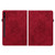For Samsung Galaxy Tab S9 Butterfly Flower Embossed Leather Tablet Case(Red)