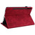 For Samsung Galaxy Tab S9 Butterfly Flower Embossed Leather Tablet Case(Red)