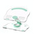 KF-Z11 Acrylic Tablet PC Mobile Phone Bracket Desktop Rotating Foldable Lazy Non-slip Phone Support Frame(Green)