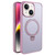 For iPhone 14 Plus Multifunctional MagSafe Holder Phone Case(Pink)