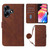 For Infinix Hot 30 4G / X6831 Crossbody 3D Embossed Flip Leather Phone Case(Brown)