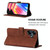For Infinix Hot 30 4G / X6831 Crossbody 3D Embossed Flip Leather Phone Case(Brown)