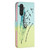 For Samsung Galaxy A25 5G Colored Drawing Pattern Leather Phone Case(Feather)