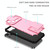 For iPhone 15 Pro Max Stereoscopic Holder Sliding Camshield Phone Case(Pink)