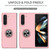 For Samsung Galaxy Z Fold5 5G Armor Ring Holder Phone Case(Pink)