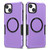 For iPhone 15 Plus MagSafe Shockproof Armor Phone Case(Purple)