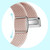 For Apple Watch SE 40mm Nylon Loop Magnetic Buckle Watch Band(Starlight Pink)