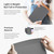 For Teclast M40 Pro WMC0635 3-Fold Holder Folio Leather Tablet Smart Case(Grey)
