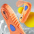 2pairs Boost Sports Insole Increased Shock Absorption Deodorant Super Soft Bottom Insole Gold 2.5cm(37-38)