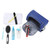 Horizontal Travel Toiletries Storage Bag Waterproof Cosmetic Bag(Navy Blue)