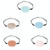 Children Silk Blackout Eye Mask Strabismus Correction Covering Eye Patch(Magnolia White Edge)