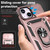 For iPhone 15 Sliding Camshield Holder Phone Case(Rose Gold)