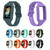 For Honor Band 6 Solid Color Silicone Integrated Watch Band(Purple)